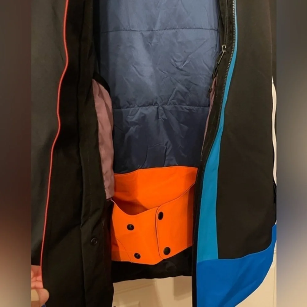 Men's‎ ski jacket The North Face Snowsquall-Red-Black-Blue-Tan size medium